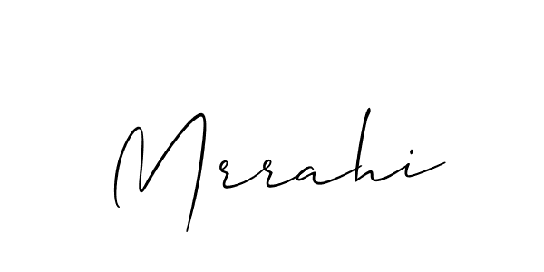 Mrrahi stylish signature style. Best Handwritten Sign (Allison_Script) for my name. Handwritten Signature Collection Ideas for my name Mrrahi. Mrrahi signature style 2 images and pictures png