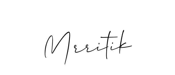 Similarly Allison_Script is the best handwritten signature design. Signature creator online .You can use it as an online autograph creator for name Mrritik. Mrritik signature style 2 images and pictures png