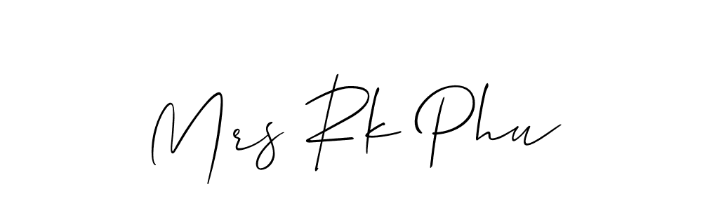 This is the best signature style for the Mrs Rk Phu name. Also you like these signature font (Allison_Script). Mix name signature. Mrs Rk Phu signature style 2 images and pictures png