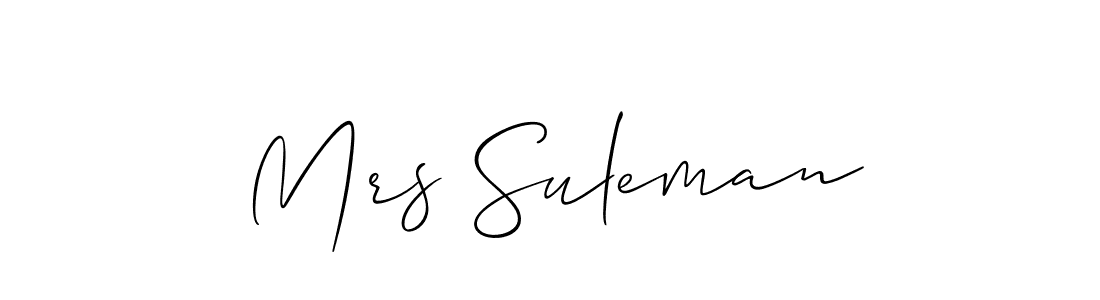 You can use this online signature creator to create a handwritten signature for the name Mrs Suleman. This is the best online autograph maker. Mrs Suleman signature style 2 images and pictures png