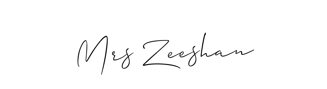 Check out images of Autograph of Mrs Zeeshan name. Actor Mrs Zeeshan Signature Style. Allison_Script is a professional sign style online. Mrs Zeeshan signature style 2 images and pictures png