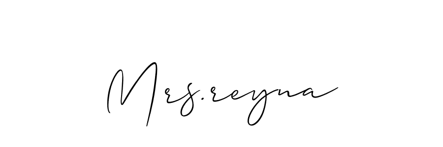 See photos of Mrs.reyna official signature by Spectra . Check more albums & portfolios. Read reviews & check more about Allison_Script font. Mrs.reyna signature style 2 images and pictures png