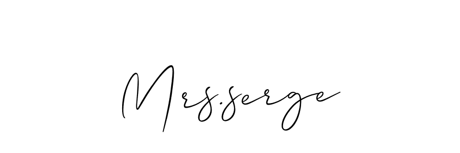 Check out images of Autograph of Mrs.serge name. Actor Mrs.serge Signature Style. Allison_Script is a professional sign style online. Mrs.serge signature style 2 images and pictures png