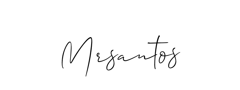 Make a beautiful signature design for name Mrsantos. Use this online signature maker to create a handwritten signature for free. Mrsantos signature style 2 images and pictures png