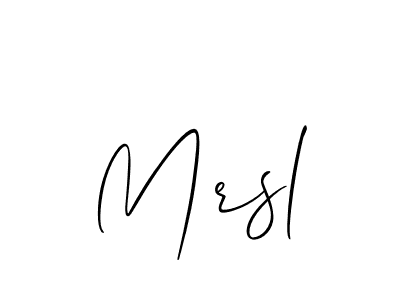 Best and Professional Signature Style for Mrsl. Allison_Script Best Signature Style Collection. Mrsl signature style 2 images and pictures png