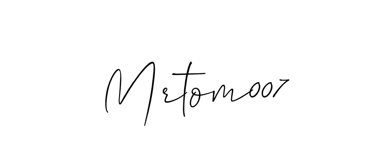 This is the best signature style for the Mrtom007 name. Also you like these signature font (Allison_Script). Mix name signature. Mrtom007 signature style 2 images and pictures png