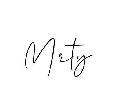 Also we have Mrty name is the best signature style. Create professional handwritten signature collection using Allison_Script autograph style. Mrty signature style 2 images and pictures png