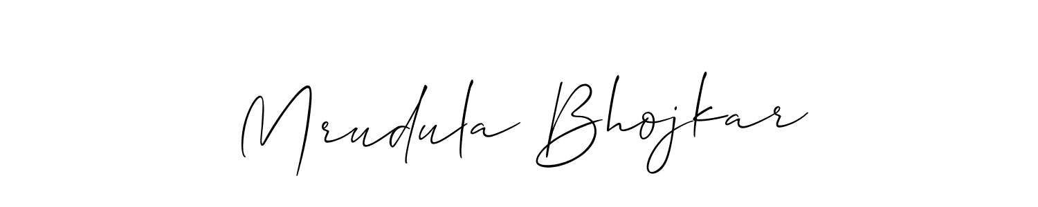 Make a beautiful signature design for name Mrudula Bhojkar. Use this online signature maker to create a handwritten signature for free. Mrudula Bhojkar signature style 2 images and pictures png