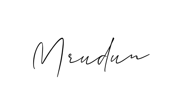 Also we have Mrudun name is the best signature style. Create professional handwritten signature collection using Allison_Script autograph style. Mrudun signature style 2 images and pictures png