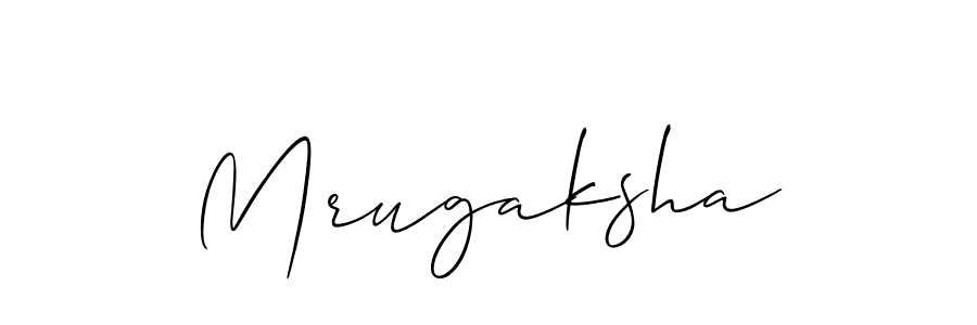 Make a beautiful signature design for name Mrugaksha. Use this online signature maker to create a handwritten signature for free. Mrugaksha signature style 2 images and pictures png