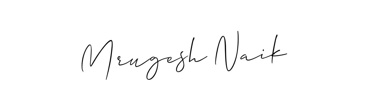 Also You can easily find your signature by using the search form. We will create Mrugesh Naik name handwritten signature images for you free of cost using Allison_Script sign style. Mrugesh Naik signature style 2 images and pictures png