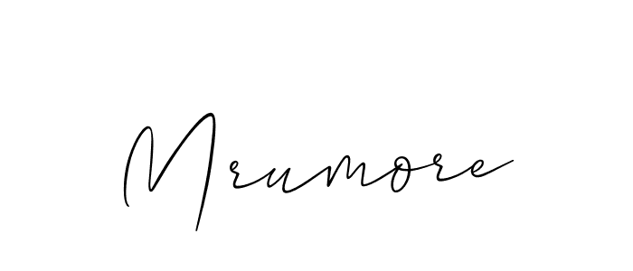 Also we have Mrumore name is the best signature style. Create professional handwritten signature collection using Allison_Script autograph style. Mrumore signature style 2 images and pictures png