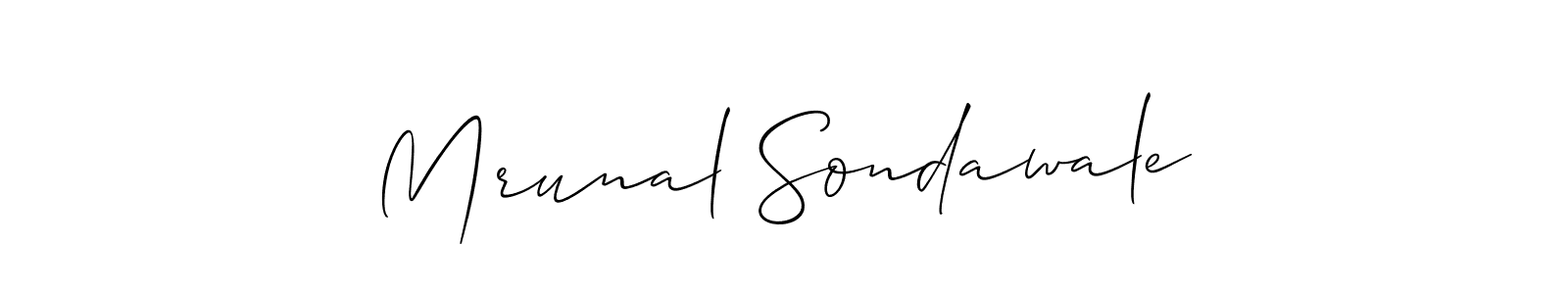 See photos of Mrunal Sondawale official signature by Spectra . Check more albums & portfolios. Read reviews & check more about Allison_Script font. Mrunal Sondawale signature style 2 images and pictures png