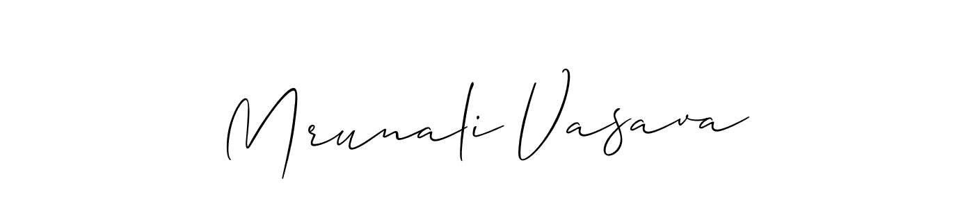 You can use this online signature creator to create a handwritten signature for the name Mrunali Vasava. This is the best online autograph maker. Mrunali Vasava signature style 2 images and pictures png