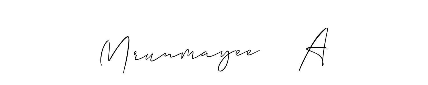 How to Draw Mrunmayee     A signature style? Allison_Script is a latest design signature styles for name Mrunmayee     A. Mrunmayee     A signature style 2 images and pictures png