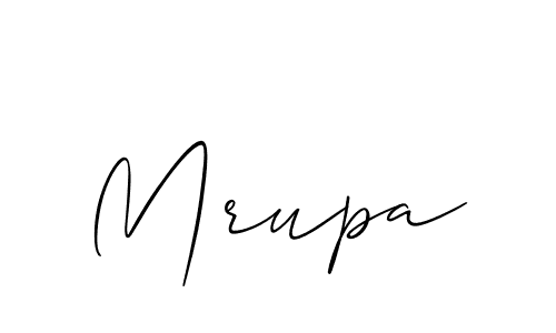 Allison_Script is a professional signature style that is perfect for those who want to add a touch of class to their signature. It is also a great choice for those who want to make their signature more unique. Get Mrupa name to fancy signature for free. Mrupa signature style 2 images and pictures png