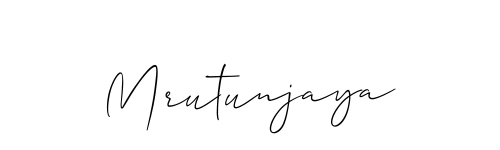 Also You can easily find your signature by using the search form. We will create Mrutunjaya name handwritten signature images for you free of cost using Allison_Script sign style. Mrutunjaya signature style 2 images and pictures png