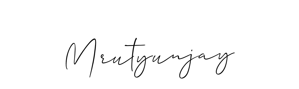 You should practise on your own different ways (Allison_Script) to write your name (Mrutyunjay) in signature. don't let someone else do it for you. Mrutyunjay signature style 2 images and pictures png