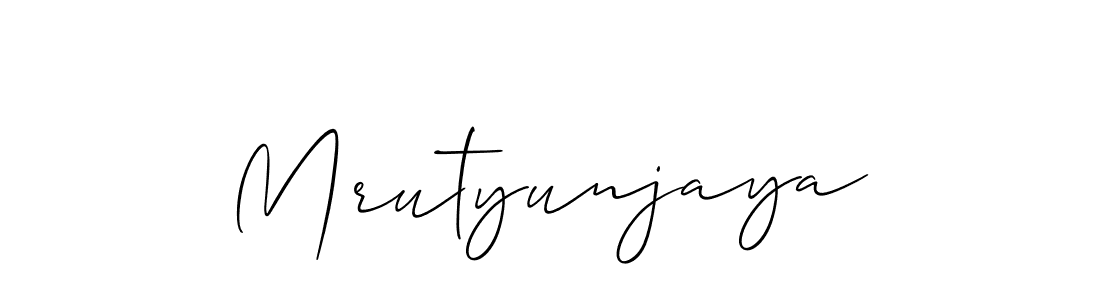 Create a beautiful signature design for name Mrutyunjaya. With this signature (Allison_Script) fonts, you can make a handwritten signature for free. Mrutyunjaya signature style 2 images and pictures png