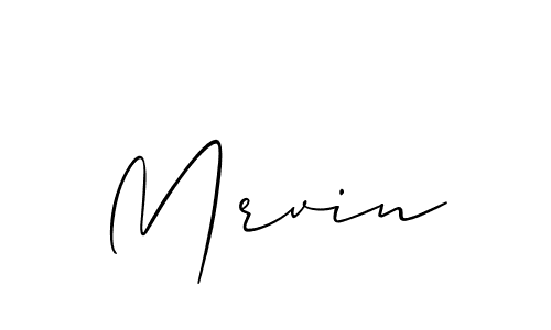 Best and Professional Signature Style for Mrvin. Allison_Script Best Signature Style Collection. Mrvin signature style 2 images and pictures png