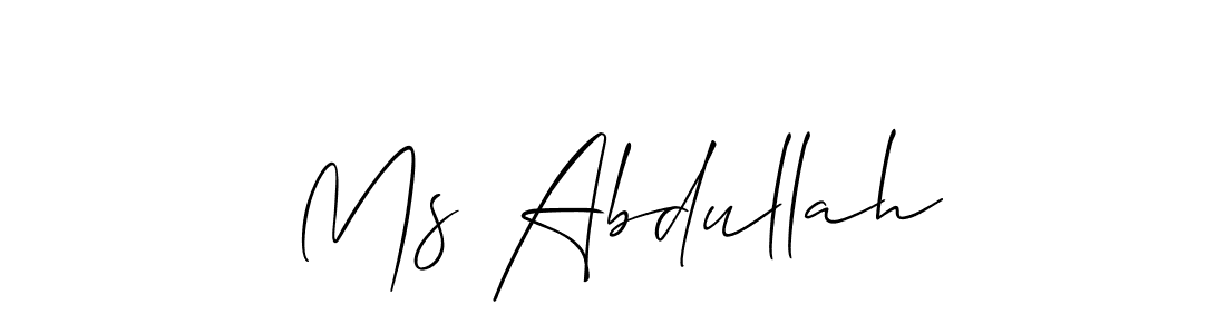 Here are the top 10 professional signature styles for the name Ms Abdullah. These are the best autograph styles you can use for your name. Ms Abdullah signature style 2 images and pictures png