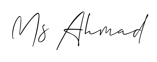 Quickly download Ms Ahmad name signature in high-resolution PNG using Allison_Script style. Ready to insert into PDFs and online applications. Ms Ahmad signature style 2 images and pictures png