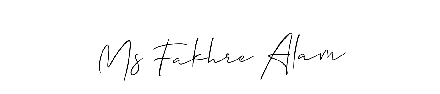 Check out images of Autograph of Ms Fakhre Alam name. Actor Ms Fakhre Alam Signature Style. Allison_Script is a professional sign style online. Ms Fakhre Alam signature style 2 images and pictures png
