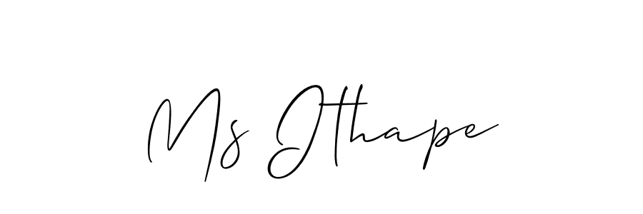 You can use this online signature creator to create a handwritten signature for the name Ms Ithape. This is the best online autograph maker. Ms Ithape signature style 2 images and pictures png