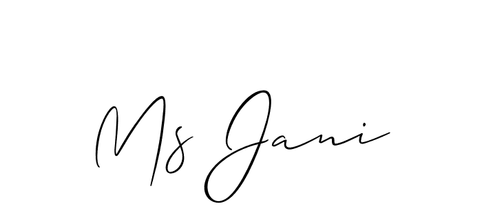 Here are the top 10 professional signature styles for the name Ms Jani. These are the best autograph styles you can use for your name. Ms Jani signature style 2 images and pictures png