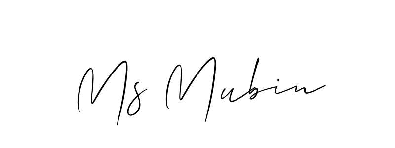 Check out images of Autograph of Ms Mubin name. Actor Ms Mubin Signature Style. Allison_Script is a professional sign style online. Ms Mubin signature style 2 images and pictures png