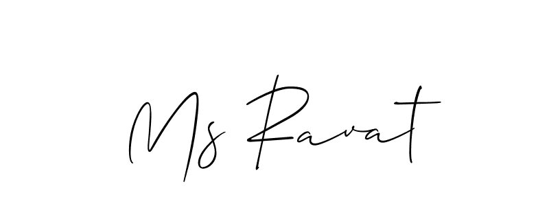 Similarly Allison_Script is the best handwritten signature design. Signature creator online .You can use it as an online autograph creator for name Ms Ravat. Ms Ravat signature style 2 images and pictures png