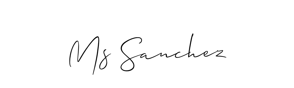 Here are the top 10 professional signature styles for the name Ms Sanchez. These are the best autograph styles you can use for your name. Ms Sanchez signature style 2 images and pictures png