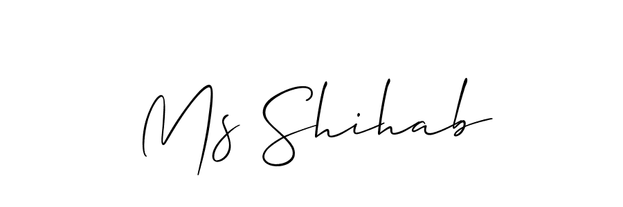 Check out images of Autograph of Ms Shihab name. Actor Ms Shihab Signature Style. Allison_Script is a professional sign style online. Ms Shihab signature style 2 images and pictures png