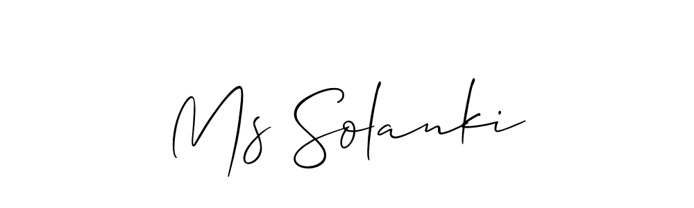 if you are searching for the best signature style for your name Ms Solanki. so please give up your signature search. here we have designed multiple signature styles  using Allison_Script. Ms Solanki signature style 2 images and pictures png