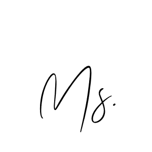 You should practise on your own different ways (Allison_Script) to write your name (Ms.) in signature. don't let someone else do it for you. Ms. signature style 2 images and pictures png