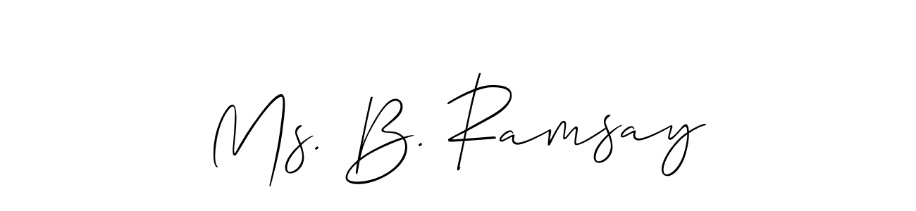 How to Draw Ms. B. Ramsay signature style? Allison_Script is a latest design signature styles for name Ms. B. Ramsay. Ms. B. Ramsay signature style 2 images and pictures png