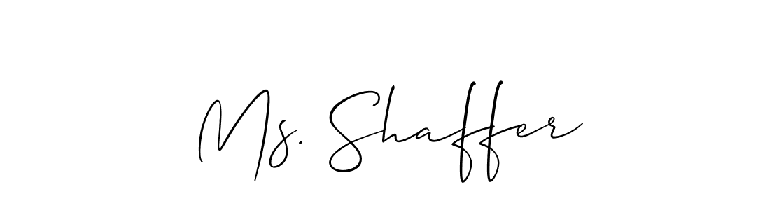 Ms. Shaffer stylish signature style. Best Handwritten Sign (Allison_Script) for my name. Handwritten Signature Collection Ideas for my name Ms. Shaffer. Ms. Shaffer signature style 2 images and pictures png