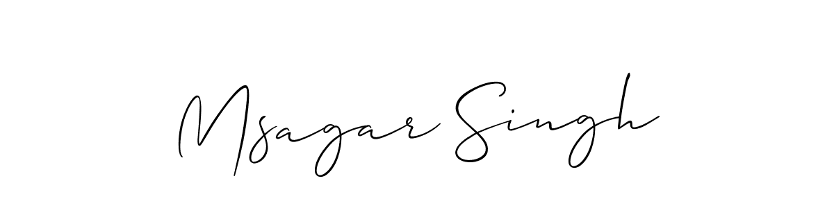 Once you've used our free online signature maker to create your best signature Allison_Script style, it's time to enjoy all of the benefits that Msagar Singh name signing documents. Msagar Singh signature style 2 images and pictures png