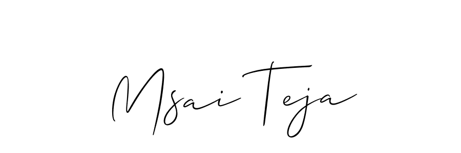 Best and Professional Signature Style for Msai Teja. Allison_Script Best Signature Style Collection. Msai Teja signature style 2 images and pictures png