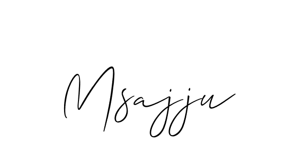 Make a short Msajju signature style. Manage your documents anywhere anytime using Allison_Script. Create and add eSignatures, submit forms, share and send files easily. Msajju signature style 2 images and pictures png