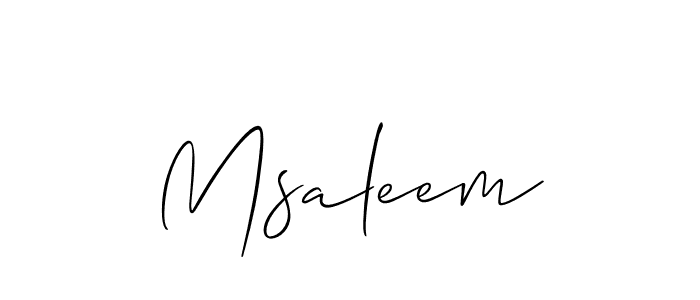 if you are searching for the best signature style for your name Msaleem. so please give up your signature search. here we have designed multiple signature styles  using Allison_Script. Msaleem signature style 2 images and pictures png