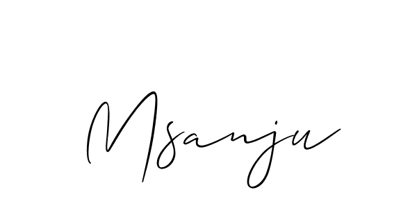Make a short Msanju signature style. Manage your documents anywhere anytime using Allison_Script. Create and add eSignatures, submit forms, share and send files easily. Msanju signature style 2 images and pictures png