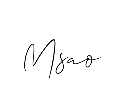 Once you've used our free online signature maker to create your best signature Allison_Script style, it's time to enjoy all of the benefits that Msao name signing documents. Msao signature style 2 images and pictures png