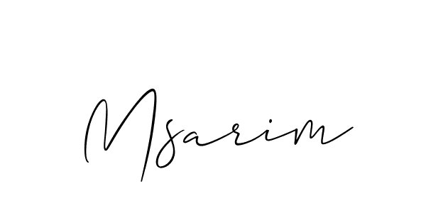 Best and Professional Signature Style for Msarim. Allison_Script Best Signature Style Collection. Msarim signature style 2 images and pictures png