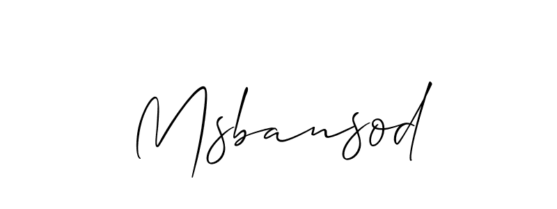Msbansod stylish signature style. Best Handwritten Sign (Allison_Script) for my name. Handwritten Signature Collection Ideas for my name Msbansod. Msbansod signature style 2 images and pictures png