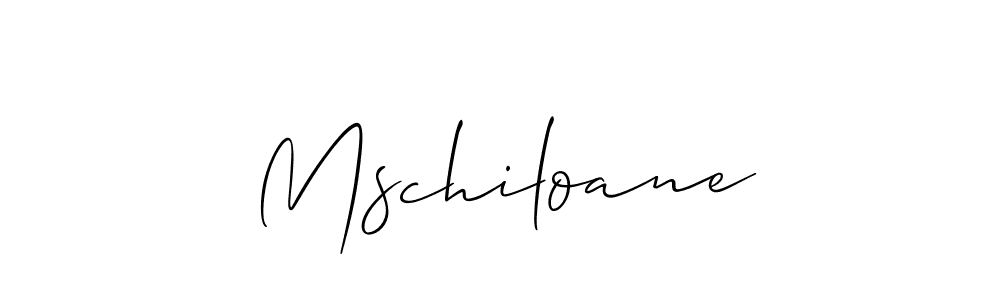 Make a short Mschiloane signature style. Manage your documents anywhere anytime using Allison_Script. Create and add eSignatures, submit forms, share and send files easily. Mschiloane signature style 2 images and pictures png
