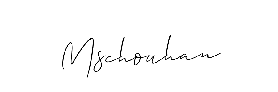 Also we have Mschouhan name is the best signature style. Create professional handwritten signature collection using Allison_Script autograph style. Mschouhan signature style 2 images and pictures png