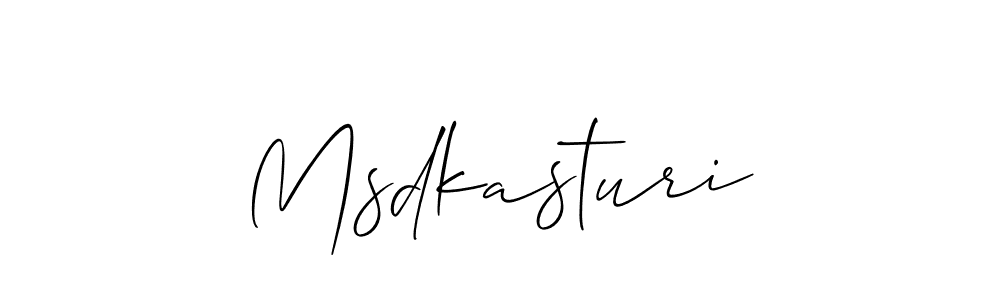 Make a short Msdkasturi signature style. Manage your documents anywhere anytime using Allison_Script. Create and add eSignatures, submit forms, share and send files easily. Msdkasturi signature style 2 images and pictures png