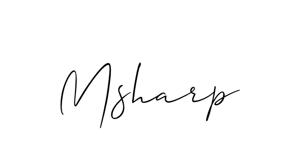 How to make Msharp name signature. Use Allison_Script style for creating short signs online. This is the latest handwritten sign. Msharp signature style 2 images and pictures png