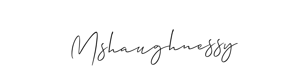 Also we have Mshaughnessy name is the best signature style. Create professional handwritten signature collection using Allison_Script autograph style. Mshaughnessy signature style 2 images and pictures png